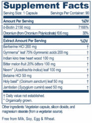 Alternative view of BioGymnema - 90 capsules